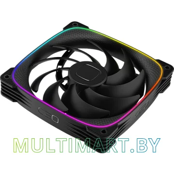Вентилятор для корпуса Geometric Future Squama 2503B-14 (черный) картинка 3